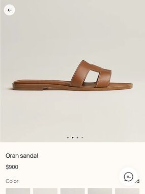 Hermes Oran Sandals